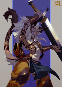 福瑞 动物 兽人 furry 绘画-花瓣网|陪你做生活的设计师 | 竜大”最新角色设计