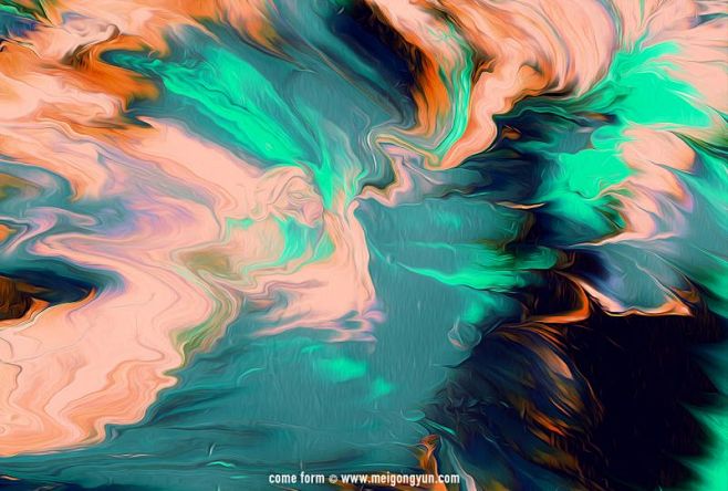 高清油彩流动背景Paint flow b...
