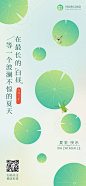 夏至祝福企业行政祝福问候全屏海报