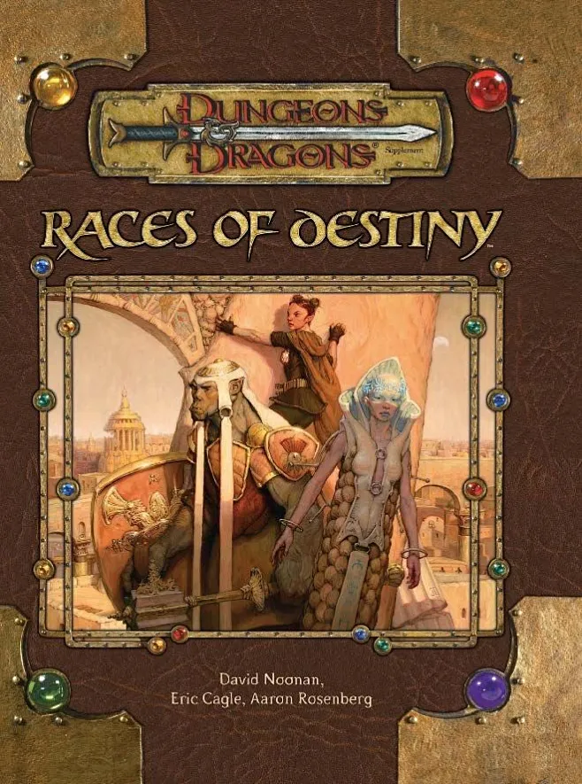 Races of Destiny (3.5) | Book cover and interior art for Dungeons and ...
