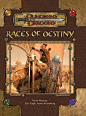 Races of Destiny (3.5) | Book cover and interior art for Dungeons and Dragons 3.0 and 3.5 - Dungeons & Dragons, D&D, DND, 3rd Edition, 3rd Ed., 3.0, 3.5, 3.x, 3E, d20, fantasy, Roleplaying Game, Role Playing Game, RPG, Open Game License, OGL, Wiza