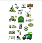 artwork camp Digital Art  font green ILLUSTRATION  market poster Urban vintage