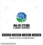 绿叶大脑标志科技智能logo