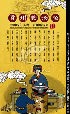 贵州酸汤鱼海报