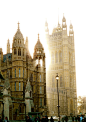 Outside Parliament, London, England