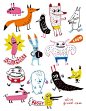 Elise Gravel Illustration • Cute monsters • Character design • art • drawing • children • funny::