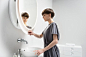 Wall Mounted Extendable Mirror by Miior