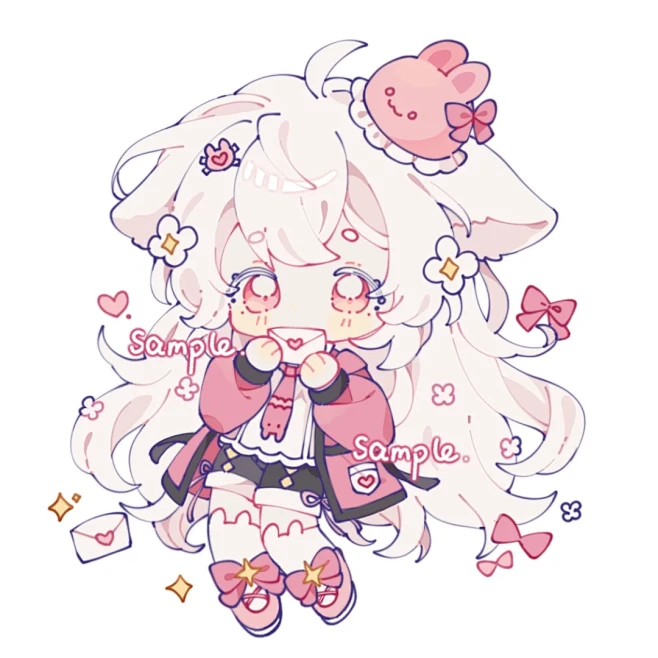 #绘画 #人设 #Q版 #指绘-花瓣网