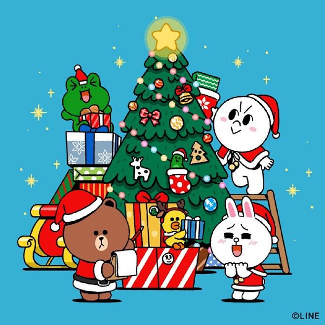 LINEFRIENDS超话 #圣诞节#...