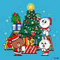 LINEFRIENDS超话 #圣诞节#
叮叮当，叮叮当
圣诞熊布朗来送祝福咯
圣诞快乐呦 ​​​​