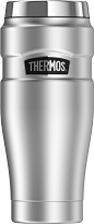 Thermos Travel Tumbler, 16 oz, Stainless Steel-厨具-亚马逊中国-海外购 美亚直邮