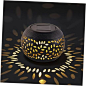 Solar Lanterns Outdoor Waterproof, Outdoor Table Decor, Patio Decorations Black