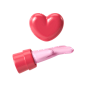 freebie hand with heart 3d illustration