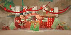 中式婚礼场地布置·美陈设计｜活动分享_5_HM-美陈创意设计院_来自小红书网页版