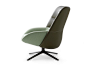 Swivel armchair with 4-spoke base LX697 | Armchair with 4-spoke base by LEOLUX LX