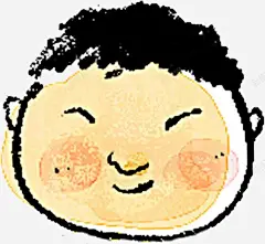 手绘彩绘小男孩头部高清素材 免费下载 页面网页 平面电商 创意素材 png素材