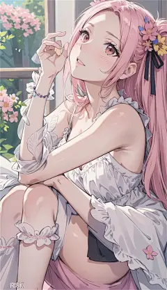 数字艺术漫画风少女插画-众图网