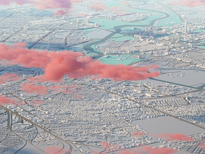 astana city GIS map ...