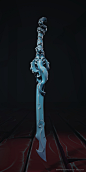 Handpainted Octopus sword -  Baldi OC