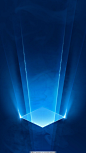 蓝色科技灯光线条H5背景素材 唯美