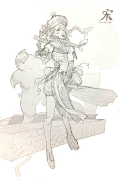 CC啦啦啦00采集到线稿