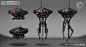 Star Wars Battlefront II - Inferno Squad Droid DIO, Mathieu Latour-Duhaime : Final concept and explorations for the Inferno Squad Droid named DIO. First Imperial and then a re manufactured Rebel version. 
The design was based on the seeker droid that appe