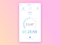 Oven Countdown Timer - Smart Home App UI