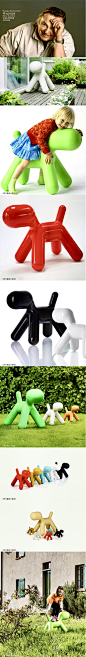 《开文看设计系列》—遇见·开文设计
产品名：Puppy Kids Chair
品牌：Magis
设计师：艾洛·阿尼奥
Puppy？不言而喻，一看到这样的一个可爱的玩具椅，心中马上联想起一只可爱的小狗向你摇着尾巴奔跑过来，这真的让人很难拒绝。
之前我们为大家介绍过艾洛·阿尼奥的一款经典的球椅，今天我们为您带来大师的另一款经典产品—Puppy Kids Chair

艾洛·阿尼奥（Eero Aarnio）是芬兰著名设计师，当代最著名的设计师之一。他丰富多彩的事业为人们提了种类繁多、高质高量的作品。因为创造了许