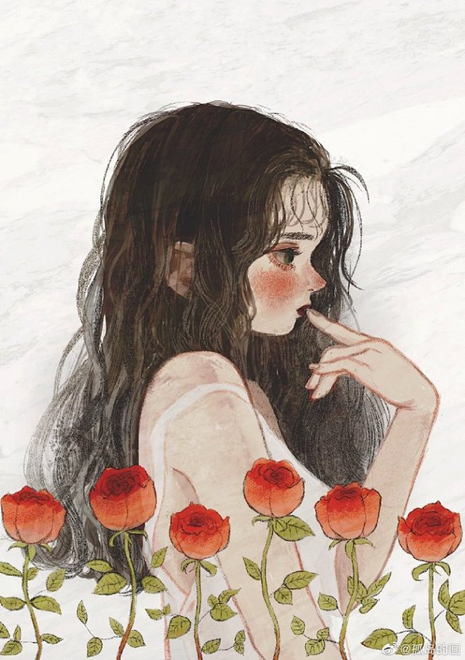 楠サトミ人物插画