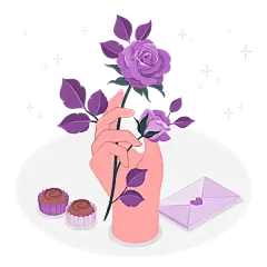 玫瑰花插画