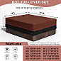 Amazon.com : CFFNCH Hot Tub Cover - 600D Polyester Rectangular Hot Tub Covers SPA Covers for Hot Tub Outdoor Heavy Duty Cover Protector Hot Tub Covers Replacement (82 x 72 inch,Brown) : Patio, Lawn & Garden