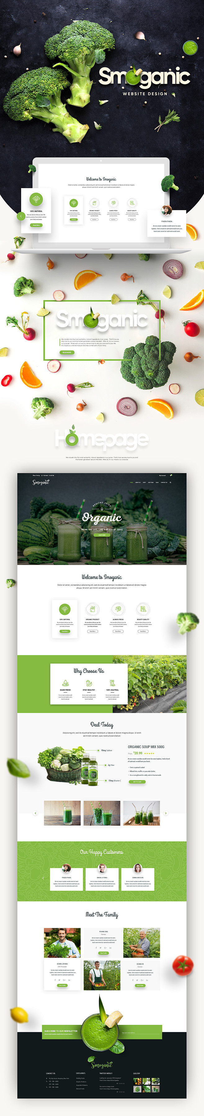 Smoganic Website Des...