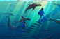 海底世界！9款奇幻的童话插画