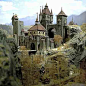 Schloss Frankula von Knobistein Busch-Model Fairy Castle  #busch #castle #fairy #frankula #knobistein #model #schloss