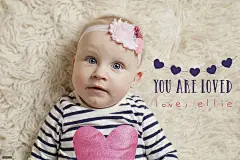 20款可爱情人英文排版设计Valentines Word Overlays 设计模板 