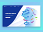 Seamless Beauty - Banner&LandingPage seamless beauty web banner landing page concept launch technology business creative website process page development illustration icon strategy web app vector design