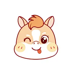 马宝宝头卡通插画311图-44