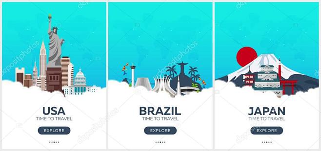 美国，巴西，日本。时间旅行。一整套的旅行...