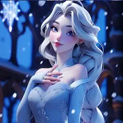 【Al创作】冰雪奇缘城堡艾莎公主❄️03