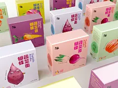 趣味蝴蝶蔬菜&amp;水果面包装设计-古田路9号-品牌创意/版权保护平台