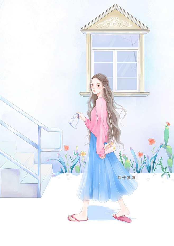 出行 | 芳戚戚 - 原创作品 - 涂鸦...