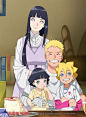 NaruHina... uzumaki family  Naruto hinata boruto himawari