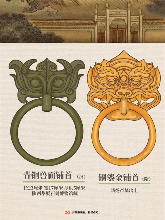艺术图鉴 | 中国建筑装饰之铺首