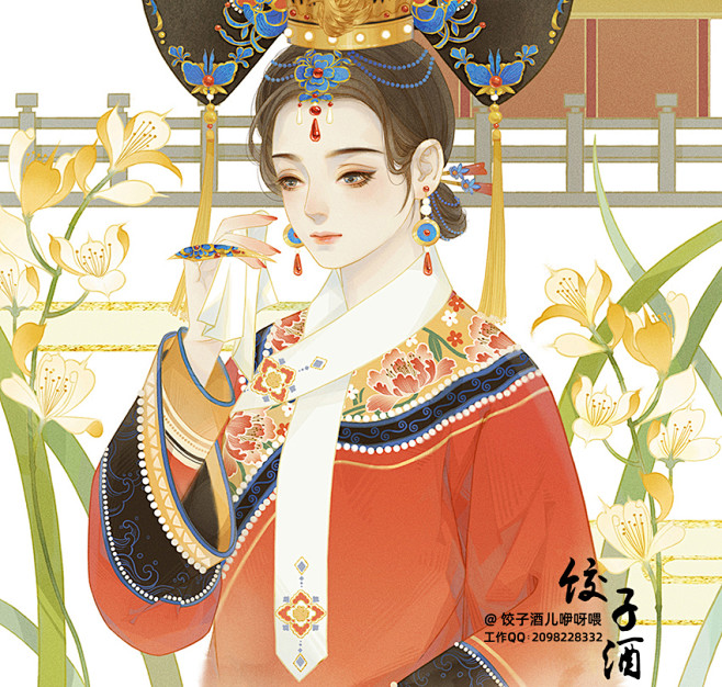 妃_饺子酒儿__插画师作品_涂鸦王国gr...