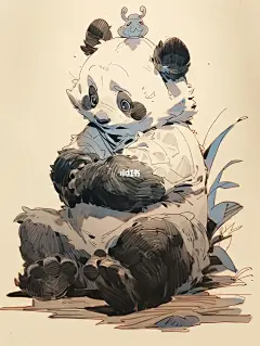 简简单单设计个熊猫