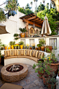 Beverly Hills Custom Home patio