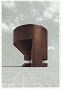 Silent Architecture by Simon Ungers. 2003 Architectural Drawing.