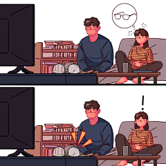 Nathin9采集到条漫画