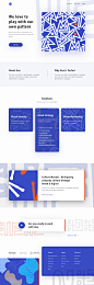 Pattern web agency landing page