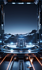 zzh3333_an_Dark_blue_futuristic_lab__in_the_style_of_rendered_i_f21704a0-b201-42a2-b8bf-b98d0c388e2e